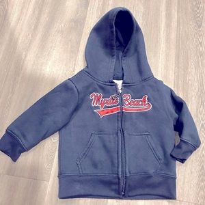 NWOT hooded zipper sweatshirt 18 M